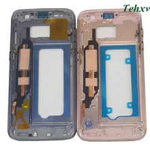 Оригинальная средняя задняя рамка Шасси пластина рамка задняя крышка Корпус для samsung Galaxy S7 G930 G930F G930FD G930W8 G930A G930V G930T