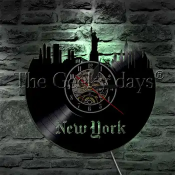 1Piece USA New York Statue of Liberty Skyline Vinyl Record Wall Clock With LED Backlight Home Decor Wall Watch LED Hanging Lamp
1Piece USA New York Statue of Liberty Skyline Vinyl Record Wall Clock With LED Backlight Home Decor Wall Watch LED Hanging Lamp