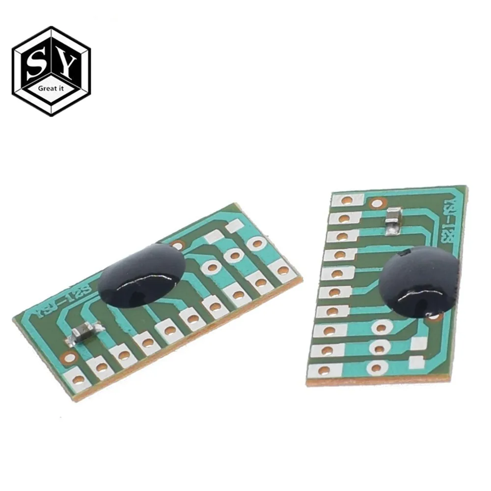 

1PCS 12 children's songs, music module YSJ-12S dual tone 12 English music with LED scintillation module