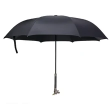 Черная длинная ручка меч зонтик мужской бизнес многофункциональный офисный складной зонтик металлический изысканный ремесла подарок сувенир