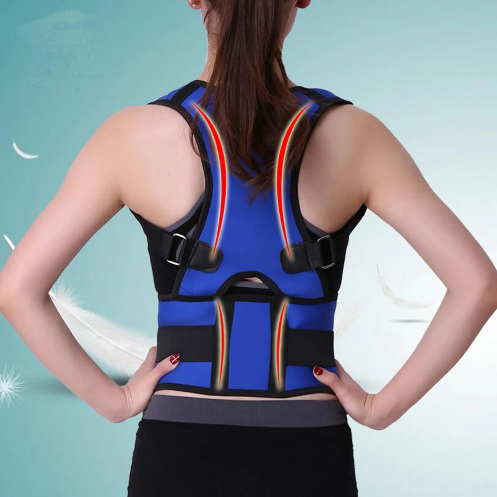 Breathable Posture Back Brace Lumbar Support Belt Spinal Brace Vest Correct Posture Power Belt