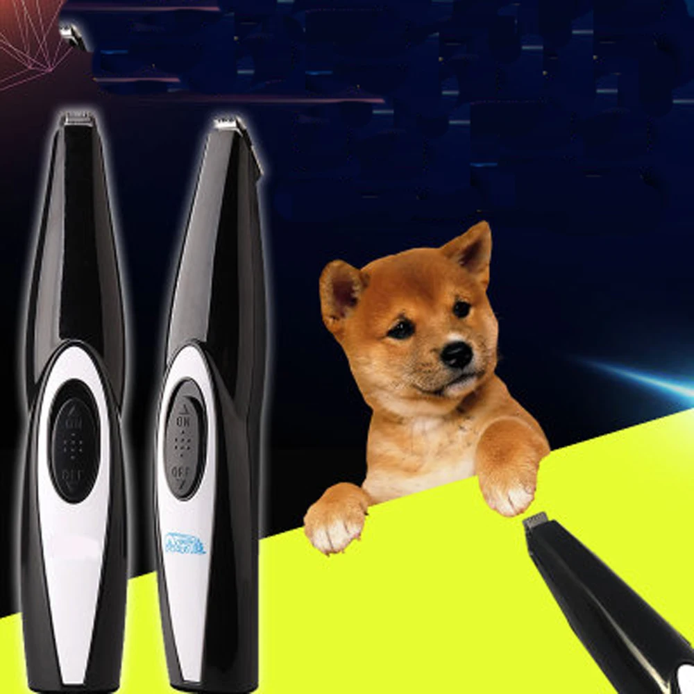 

HSWLL Mini Pet Shaving Foot Pedicure Hair Pet dog Cat Sole Hair Shaving Trimming Supplies Battery Local Electric Hair Clipper