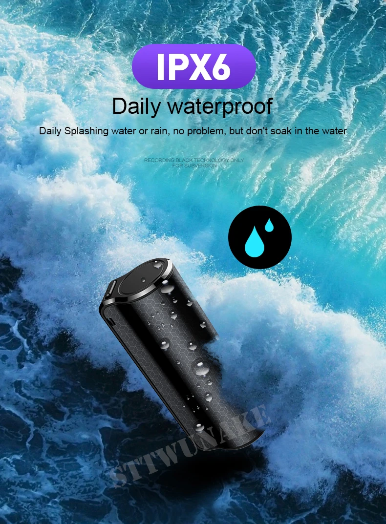 STTWUNAKE Mini hidden Audio Voice Recorder 600 hours recording Magnetic professional Digital HD Dictaphone denoise long-distance