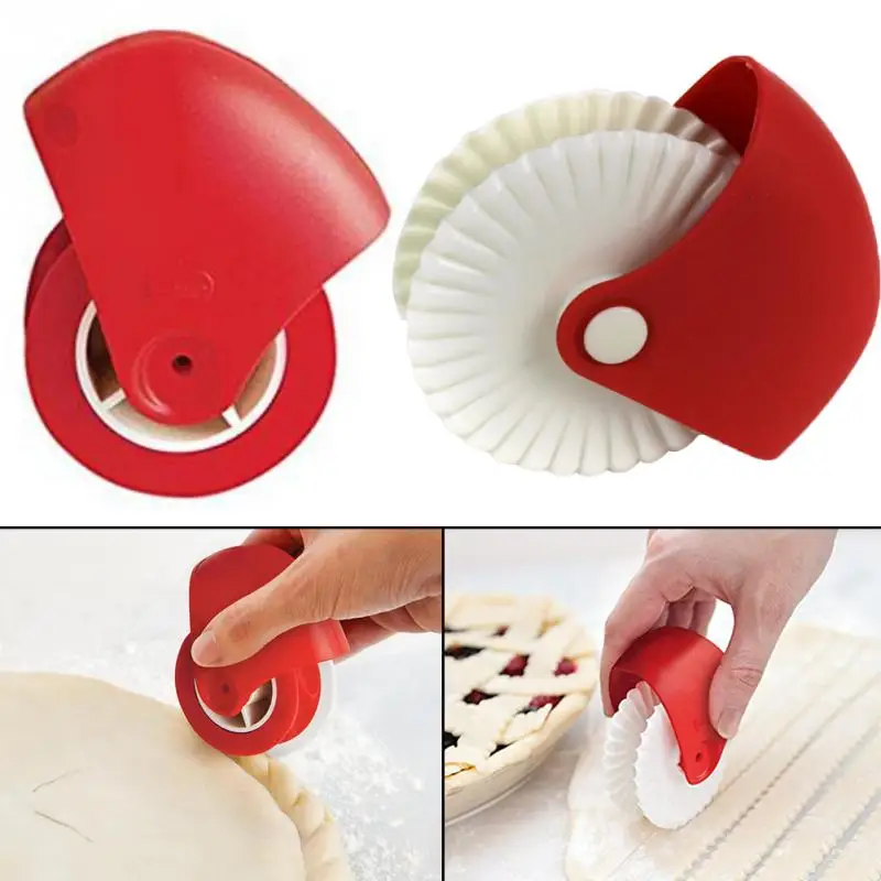 

Kitchen Docker Plastic Durable Roller Dough Cutter Noodle Cutting Bakeware Cooking Spaghetti Maker DIY Accessories Supplies