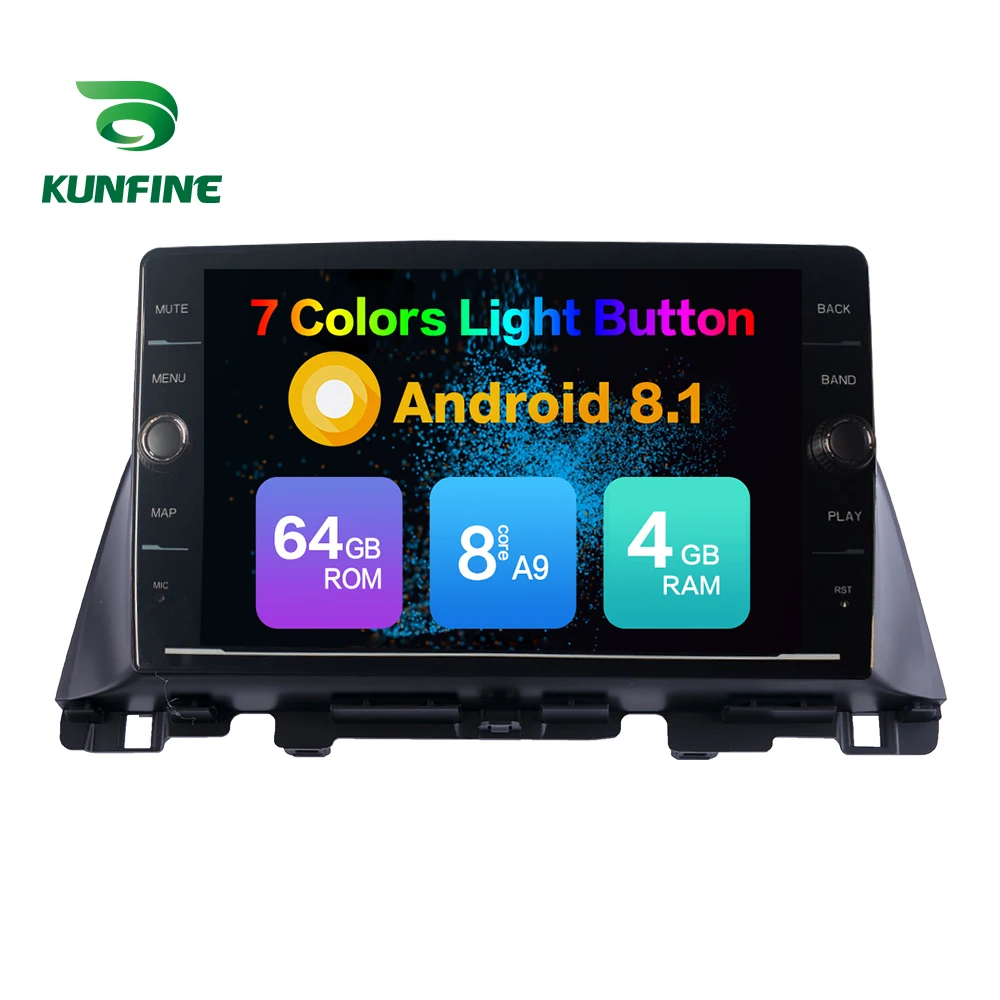 Best Octa Core 4GB RAM 64GB ROM Android 8.1 Car DVD Navigation Player Deckless Car Stereo for KIA K5 2016 2017 Car Multimedia Player 0