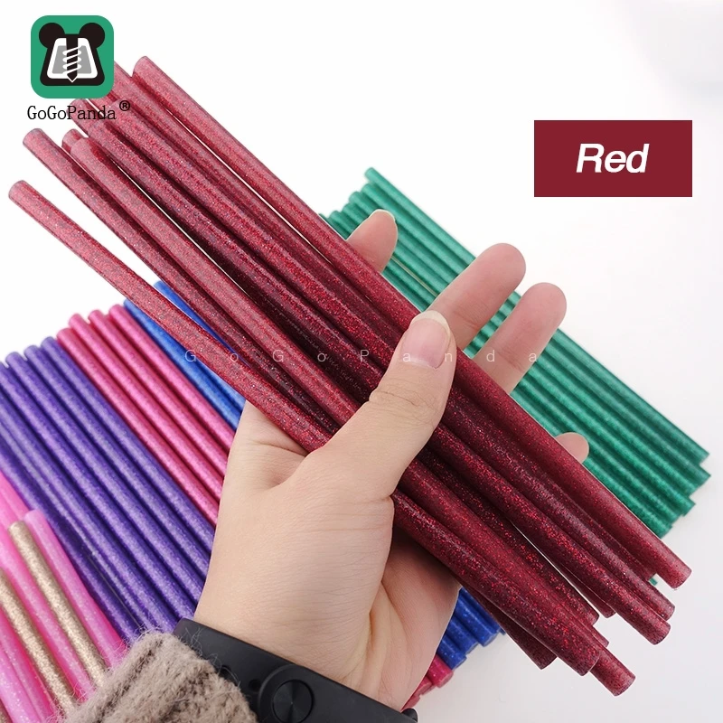 Free shipping 10PCS 7mm X200mm Hot Melt Glue Sticks for DIY Craft Phone Case Alloy Toy Art Model Album Repair Adhesive Stick