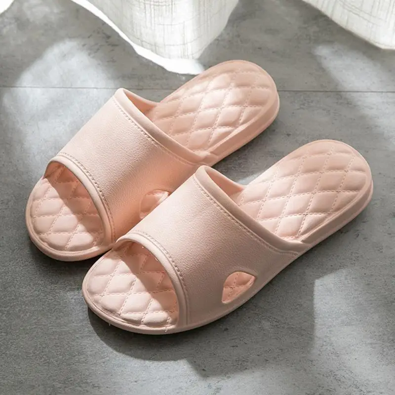 

Women Bathroom Flip Flop EVA Indoor Soft Anti-slip Slippers Thick Household Flat Casual Slippers #94