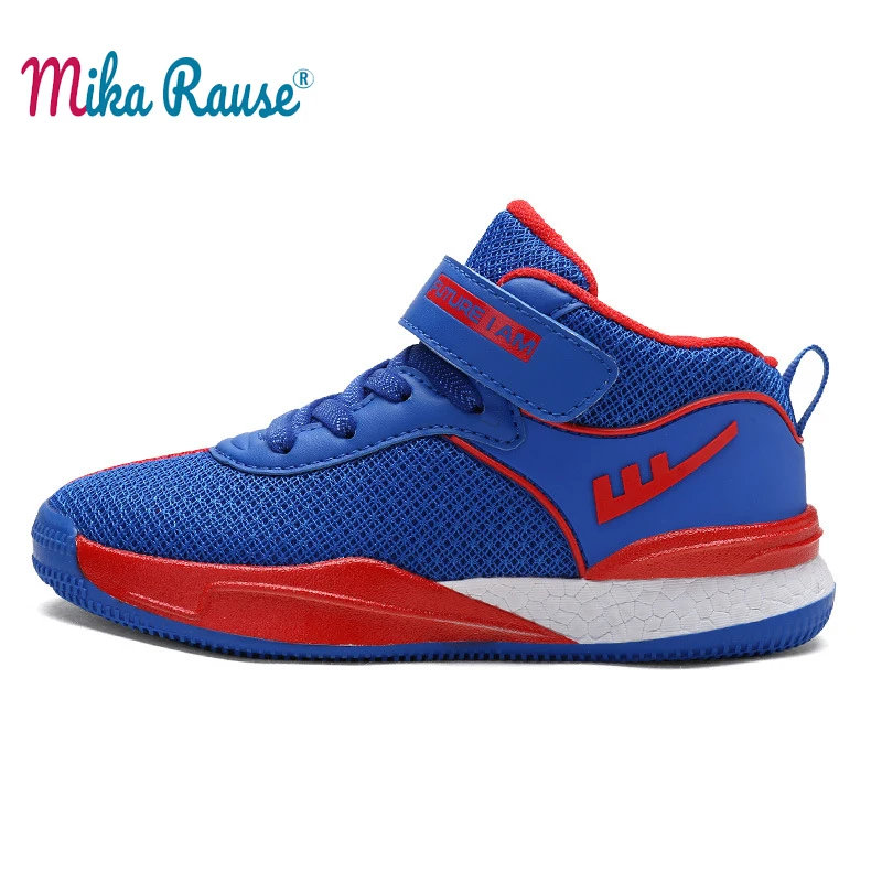 

Children boys basketball Sneakers Kids breathable mesh Sports Shoes patchwork INS boy Casual sport trainers Pupil Running shoes