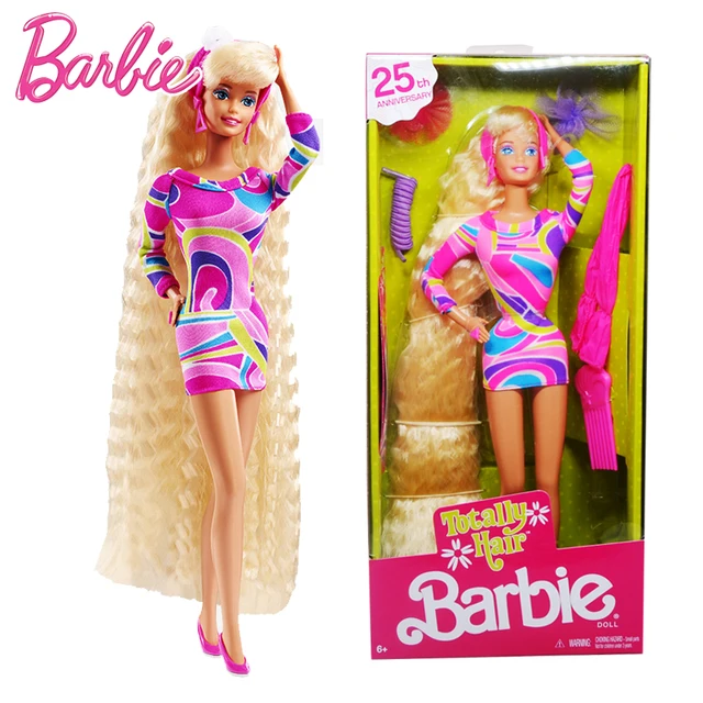 Totally Hair Barbie Doll 25th Anniversary Collector's Edition DWF49 -in Dolls from Toys