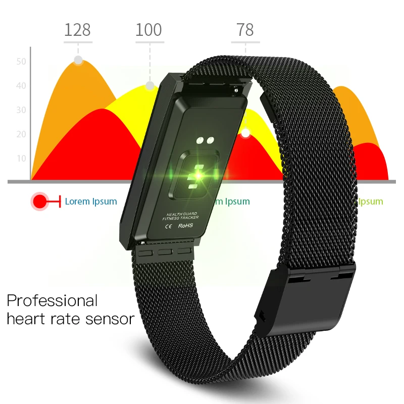 X11 смарт Браслет фитнес трекер smartband IP68 водонепроницаемый часы монитор