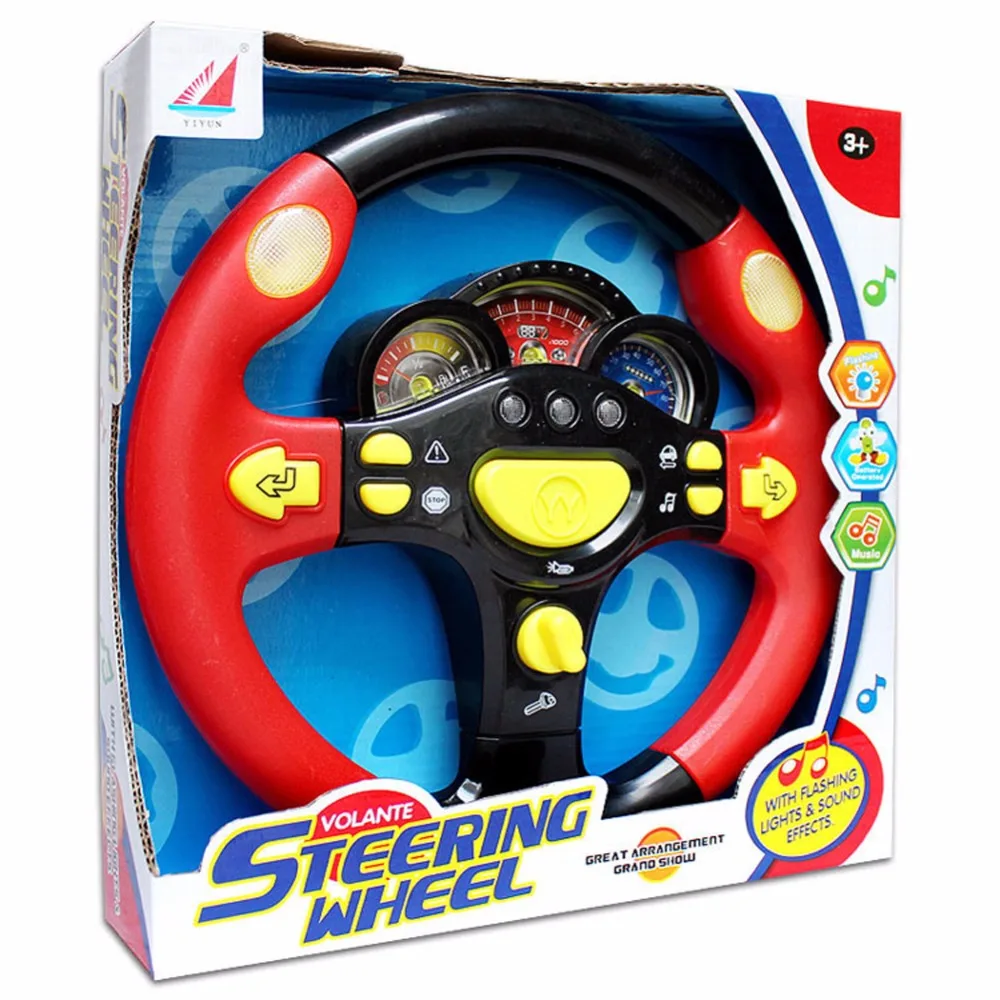Baby Music Toys Simulated Steering Wheel For Children Carwheels for