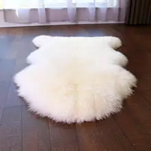 60*100 см ковровое покрытие из шерсти для гостиной, спальни, ковров из кожи с мехом, простые пушистые коврики, моющийся искусственный коврик для спальни
