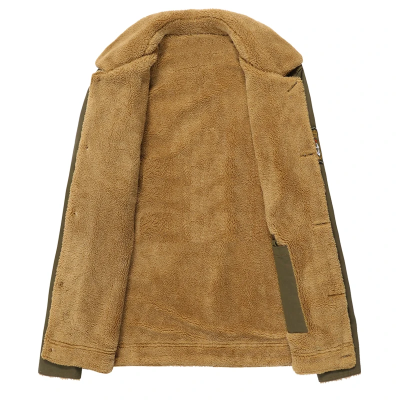 Brieuces New Men Winter Jacket Coats British Style Fashion Quality Thick Warm Fleece Lined Soft Windproof Male Military Jackets Brieuces New Men Winter Jacket Coats British Style Fashion Quality Thick Warm Fleece Lined Soft Windproof Male Military Jackets