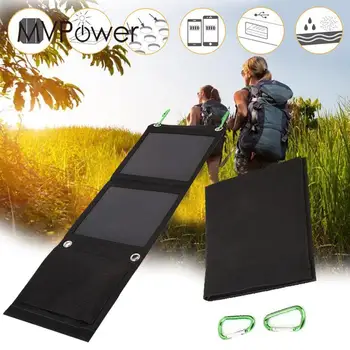 

Portable 8W 5V Flexible Sunpower Solar Panel Folding Monocrystalline DIY Power Bank Charging Module Outdoor Travel