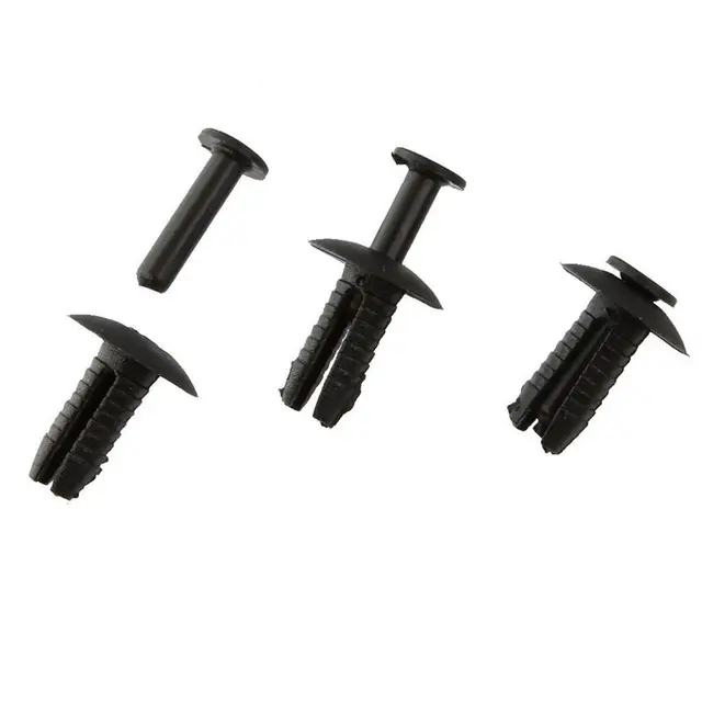 155 Piezas De Clips De Fijación Para Automóviles, Juego De Montaje De Plastico De 6 Tamanos Kit De Retenedores De Nylon Para Parachoques A Presion 98564587