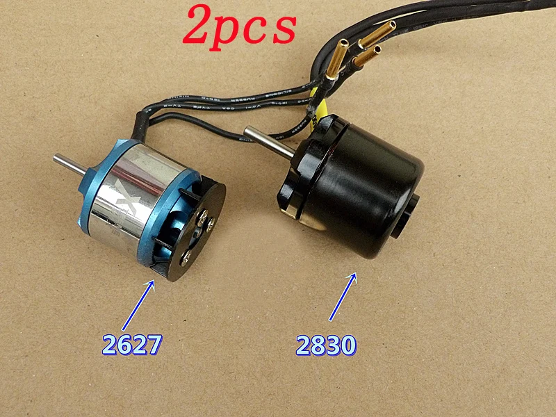 2 шт. RC бесщеточный двигатель модели самолета 2627 KV4200 2830 KV4000 трехфазный Outrunner