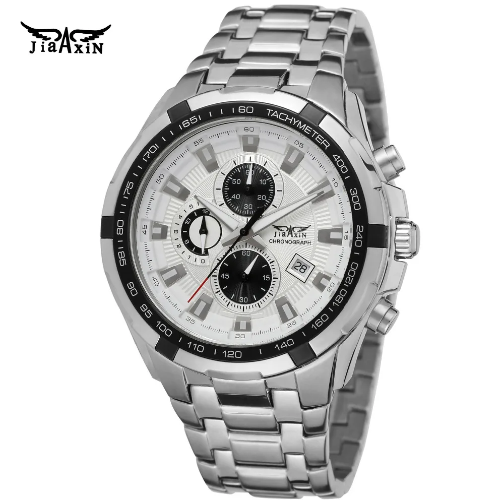 

Fashion Jiaxin Men Luxury Brand 3ATM Water Resistant Stainless Steel Watch Automatic Quartz Wristwatch Gift Box Relogio Releges