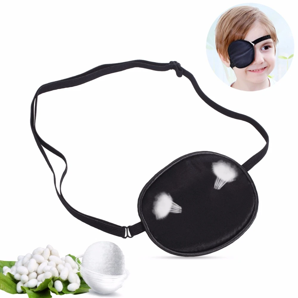 充填純粋な絹の子弱視アイパッチ閉塞医療怠惰なアイパッチ弱視あいまいな乱視トレーニングアイシェード Lazy Eye Patch Lazy Eyeamblyopia Eye Aliexpress