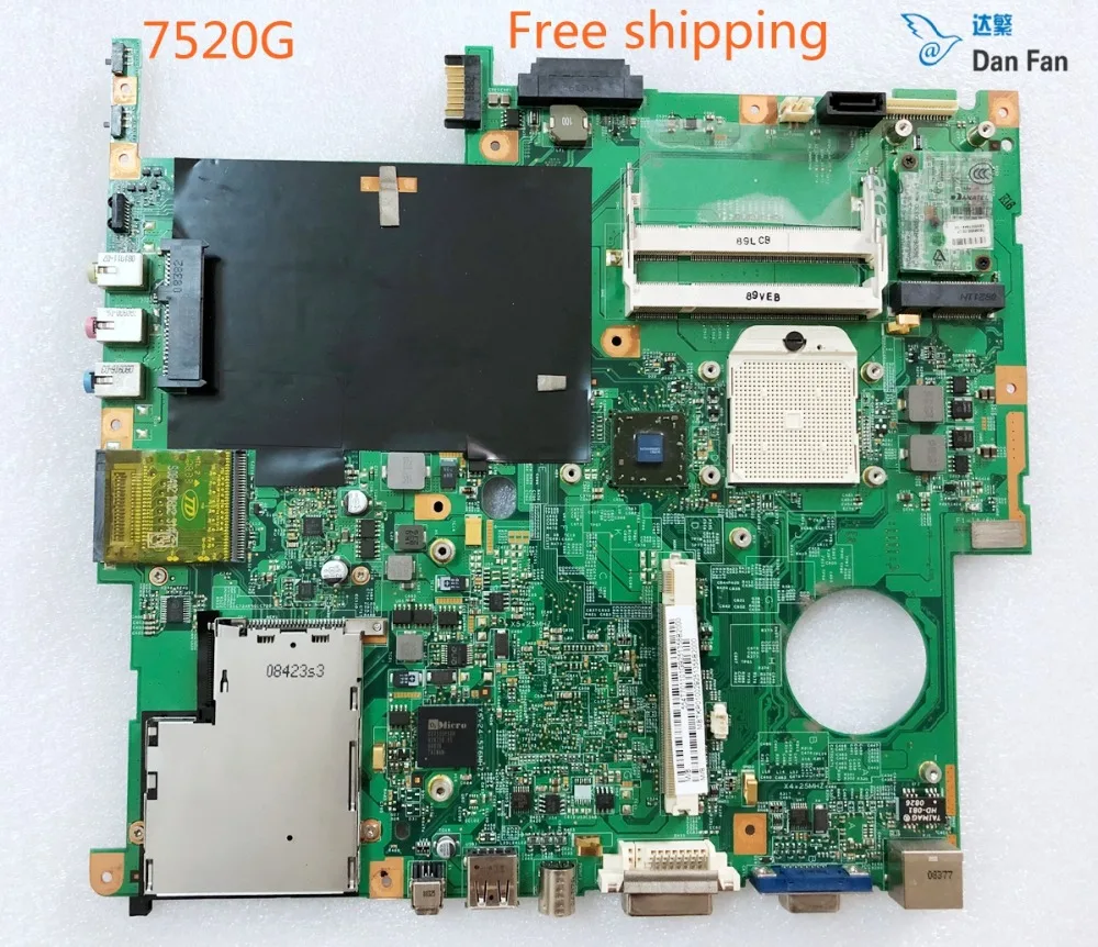 MBTKP01002 для ACER TravelMate 7520G материнская плата для ноутбука POMONA 062442-2 48.4T701.021 материнская плата протестирована полностью