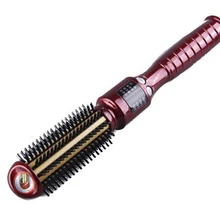 Высокое качество анти-горячий прокатки локон Электрический волос скрученный керамический большой рулон пушистая груша цветок Голова короткая заколка для волос прямая c