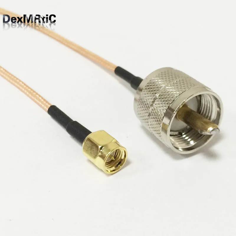 НОВЫЙ SMA Штекерный переключатель UHF штекер PL259 Кабель-адаптер RG316 по оптовой цене