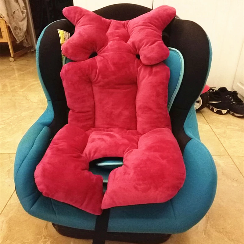 

New Kid Chair Protection Thick Dining Chair Car Seat Stroller Cushion Mat Seat Padding Baby Pram Liner Pad Head Body Support Pad