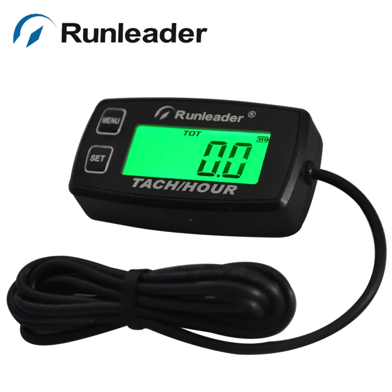 

Waterproof backlight Digital INDUCTIVE Hour Meter Tachometer for motorcycle marine PARAMOTOR ATV BOAT jet ski pit bike