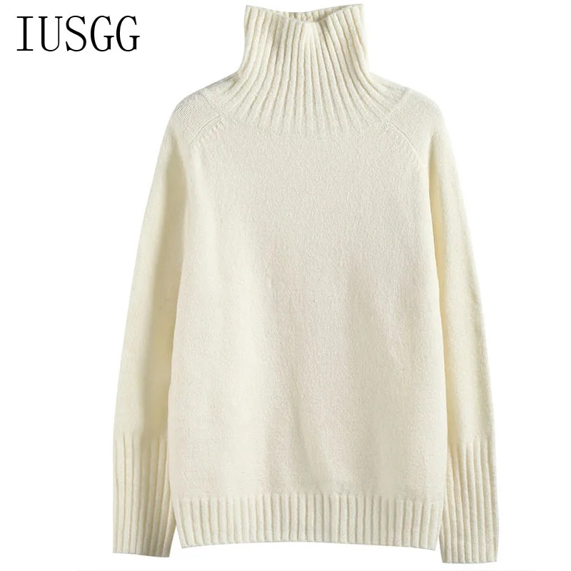 

2019 New Arrival Korean Fashion Women Casual Turtleneck Long Sleeve Solid Sweater Tops Winter Woman Sweater Knitting Pullovers