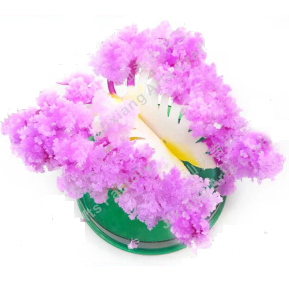 

2019 110mm D Pink Mystically Paper Butterfly Tree Magic Growing Christmas Trees Educative Kids Science Toys For Children Funny