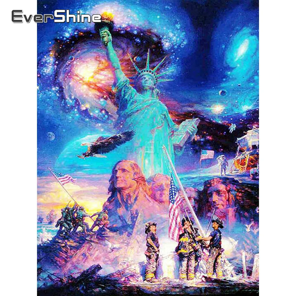 EverShine DIY Diamond Painting Statue Of Liberty Full Square/round