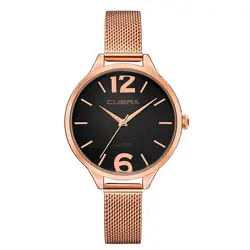 Роскошные для женщин часы повседневное браслет наручные часы нержавеющая сталь циферблат Ladies'watch relogio feminino zegarek damski 18NOV21