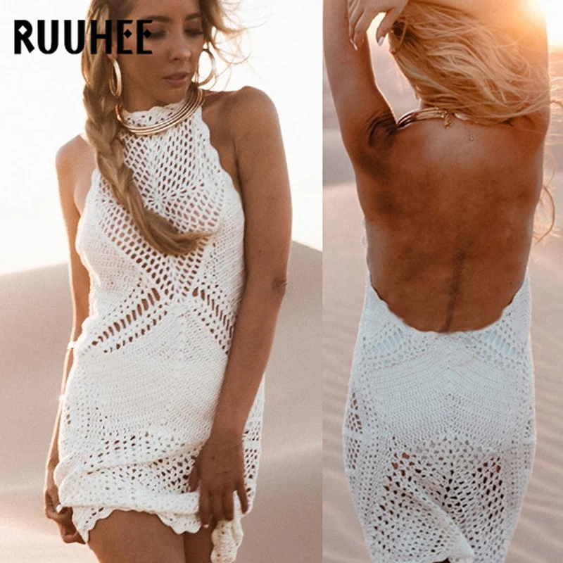 high neck swim cover up