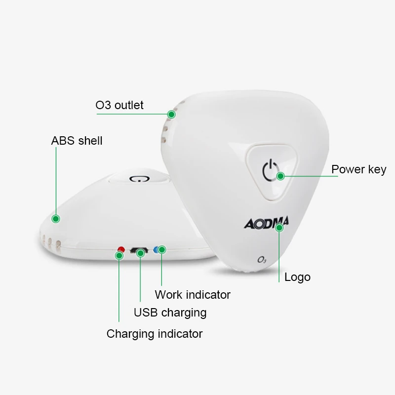 Очиститель воздуха свежий дезодорант холодильник шкаф стерилизатор озона генератор озонатор O3 литиевая батарея очистители воздуха