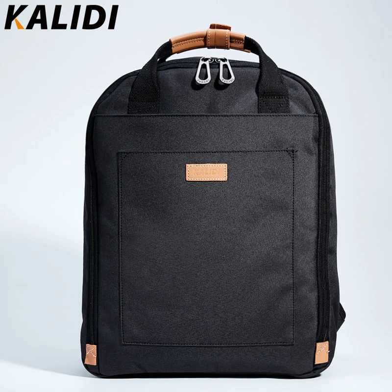 

KALIDI Men's Backpacks Canvas Casual Backpack for Teenage Student School Backpack Laptop Backpack for Mackbook 13.3-15.6 inch