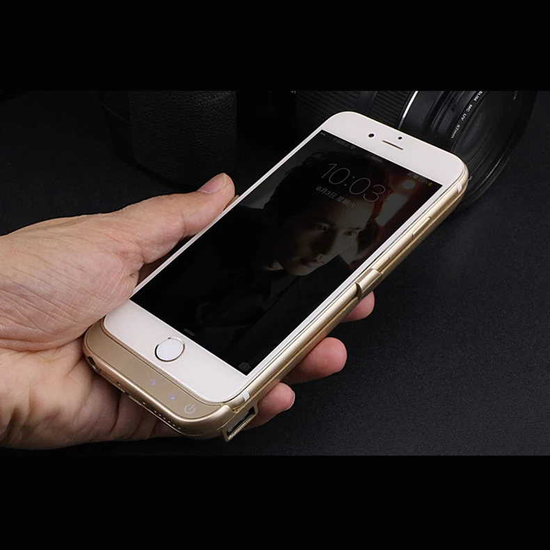 Чехол для зарядного устройства для iPhone 6, 6s, 7, 8 Plus, 10000 мАч, внешний аккумулятор, чехол для зарядки, внешний аккумулятор, чехол для зарядного устройства для iPhone 6, 6s plus, чехол
