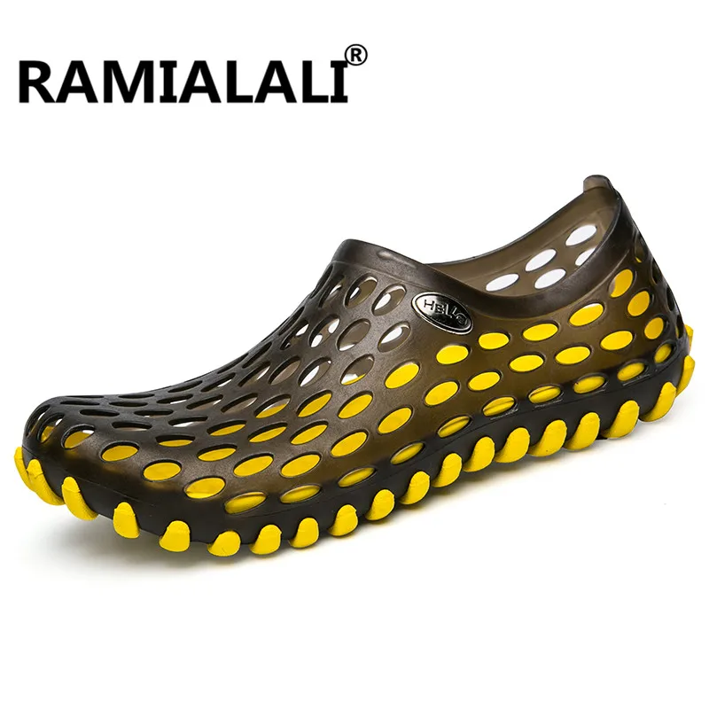 

Ramialali Plus Size 45 Water Shoes Aqua Slippers Plastic Sandals Breathable Shoes Couple Summer Beach Outdoor Water Shoes