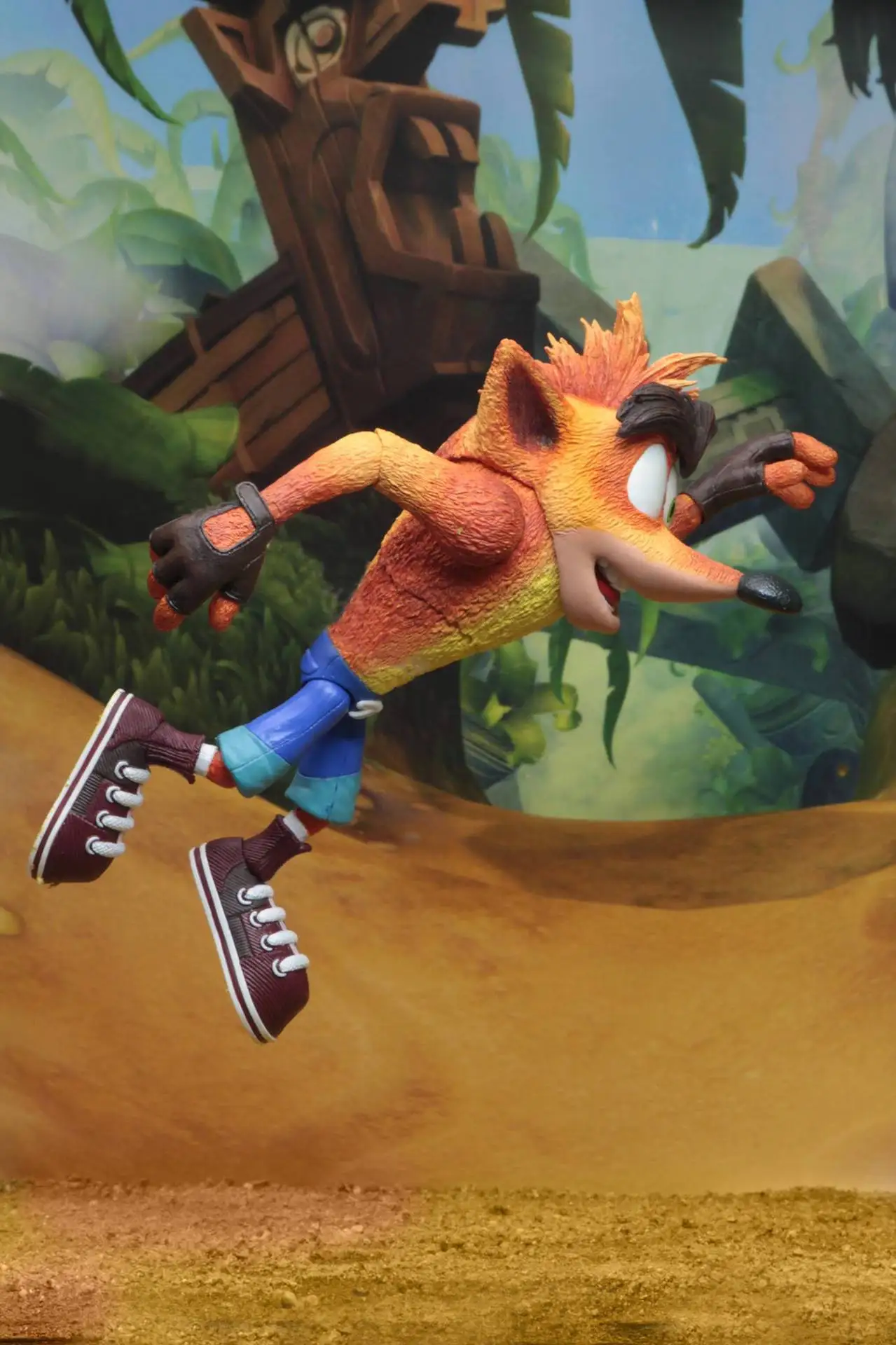 Оригинальный NECA Аниме Фигурка Jogo Crash Bandicoot 6 'ПВХ Pintado Estatua|Игровые фигурки и