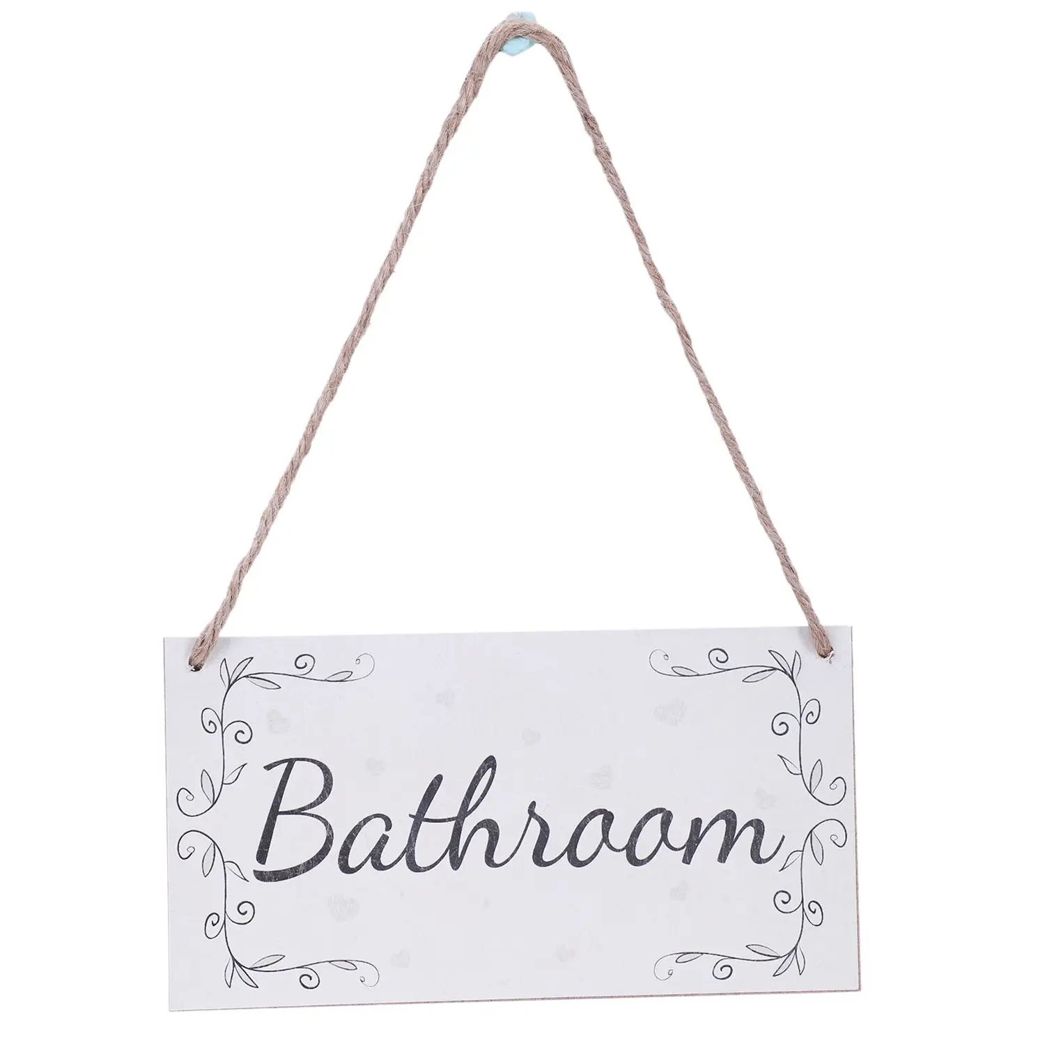 

Bathroom Handmade French Shabby Chic Style Wooden Home Decor Door Sign Plaque