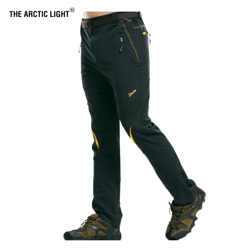 

THE ARCTIC LIGHT Men's Camping Hiking Pants High Stretch Summer Thin Waterproof Quick Dry Outdoor Sport Trousers Trekking