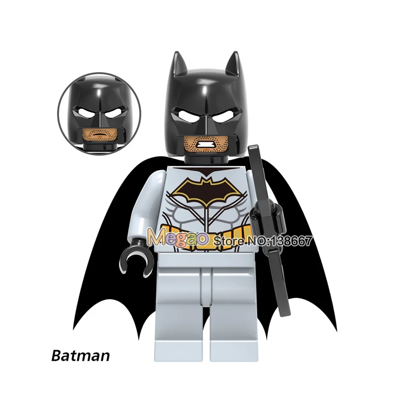 

Building Blocks Single sale Super heroes Batman XH757 Lobo Lex Luthor Cyborg Reverse-Flash The Flash Firstorm Children Gifts