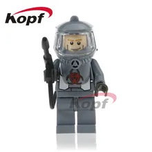 50 шт. PG1082 Супер Герои противопожарные анти-химические одежды Кирпичи Строительные блоки Рождественский подарок игрушки для детей