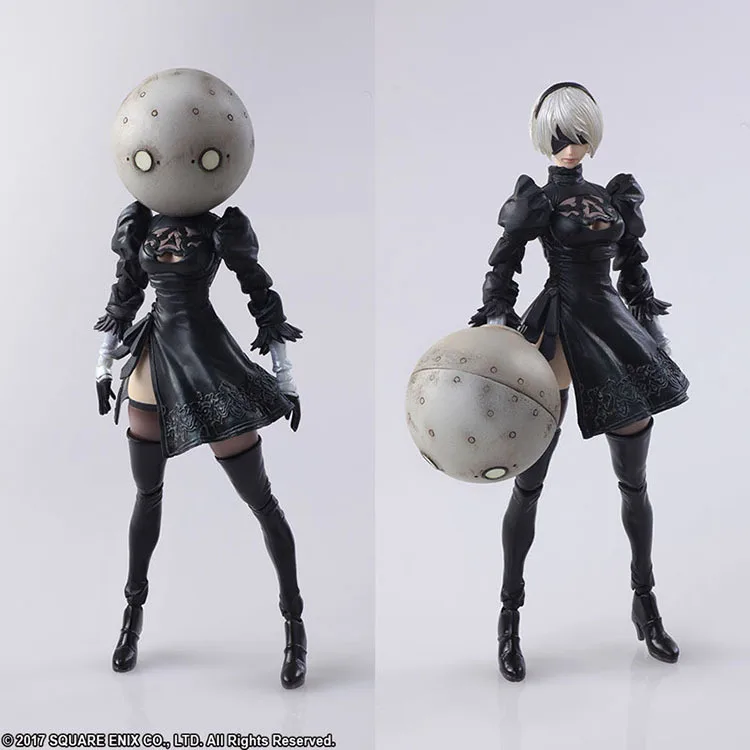 

Anime Game NieR Automata YoRHa No. 2 Type B 2B PVC Action Figure Collection Model Toy Doll