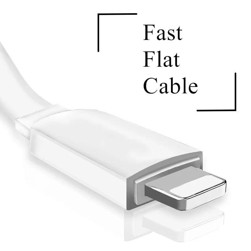 شقة USB كابل لفون ، GUSGU الهاتف المحمول كابل ل فون 2.1A شحن بيانات USB كابل ل فون باد شاحن كابلات سلك شقة USB كابل لفون ، GUSGU الهاتف المحمول كابل ل فون 2.1A شحن بيانات USB كابل ل فون باد شاحن كابلات سلك