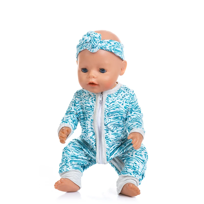 Комбинезоны+ Hairbrand кукольная одежда подходит для куклы Одежда для новорожденных 17 дюймов 43 см аксессуары для куклы