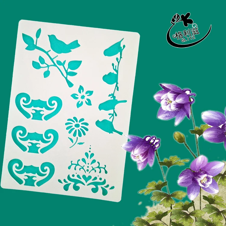 

These magpies Stencils for DIY Scraobooking/photo Album Decorative Embossig DIY Paper Cards Crafts.