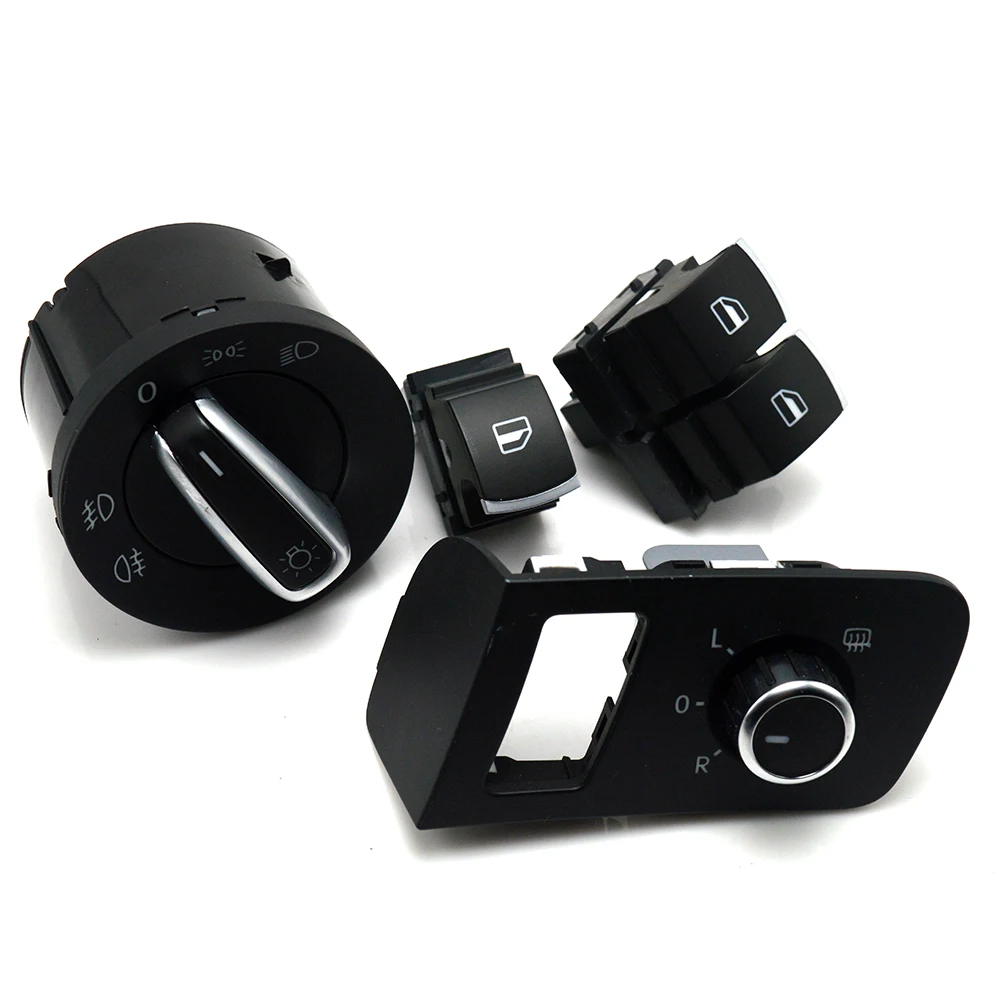 New Chrome high quality Mirror switch window switch for VW Volkswagen