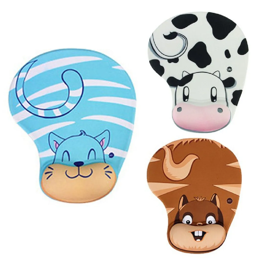 

NOYOKERE Practical Lovely Animal Skid Resistance Memory Foam Comfort Wrist Rest Support Mouse Pad Mice Pad