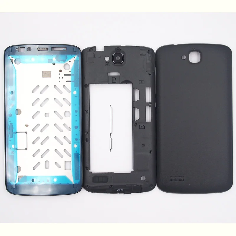 

BaanSam New Front Frame Middle Frame Battery Door Back Cover Housing For Huawei Honor 3c Lite Holly U19 With Power Volume Button