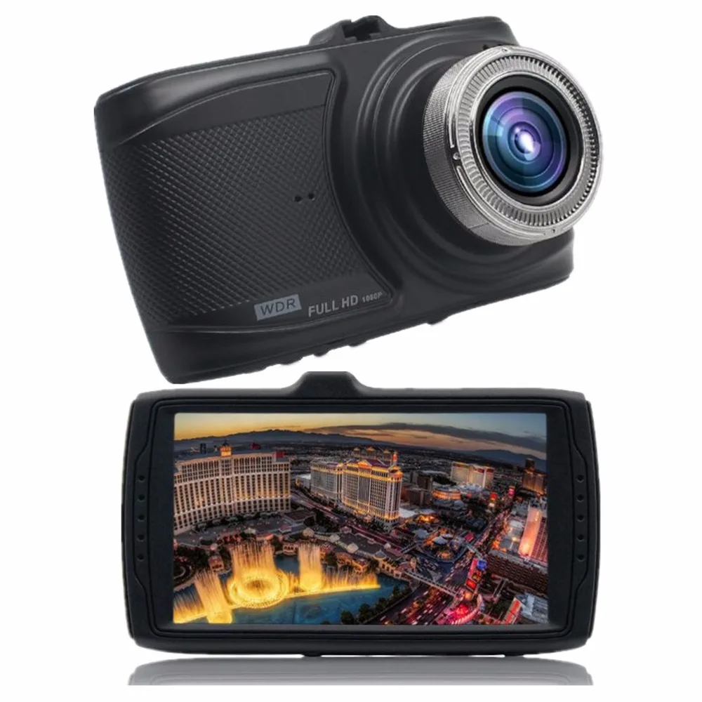 

Ecartion Mini Car DVR Dash Cam 3.5 inch LCD Display Full HD 1080P Car Camera Video Recorder Novatek Auto Camcorder Black Box