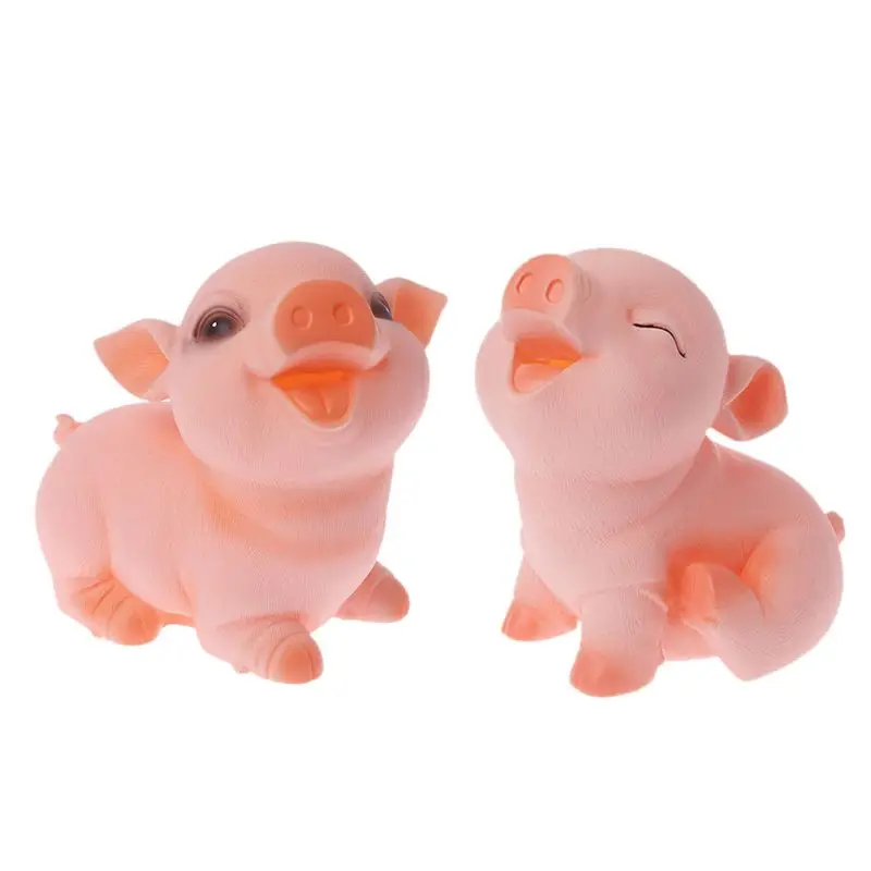 

Pig Piggy Bank Coin Money Cash Openable Collectible Saving Box For Children Kid Gift Toy Unbreakable Home Room Decor